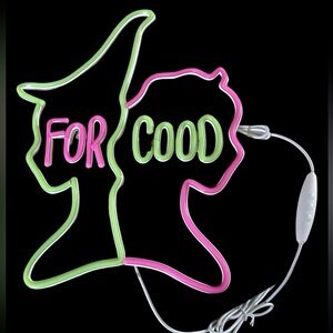 Wicked Theme Neon For Good Sign. New in Box